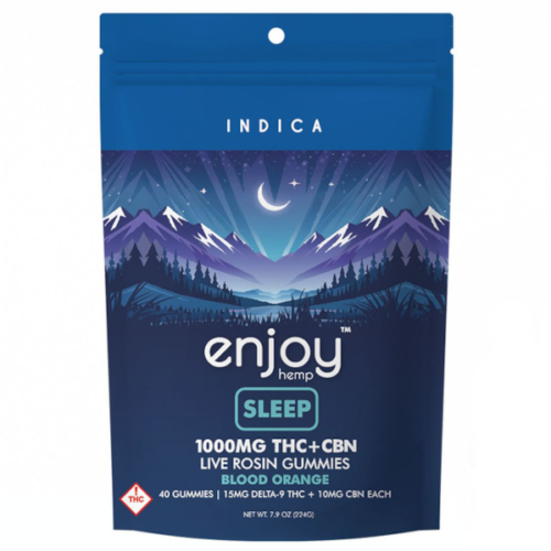 Enjoy Sleep Delta 9 THC + CBN Gummies - 40ct
